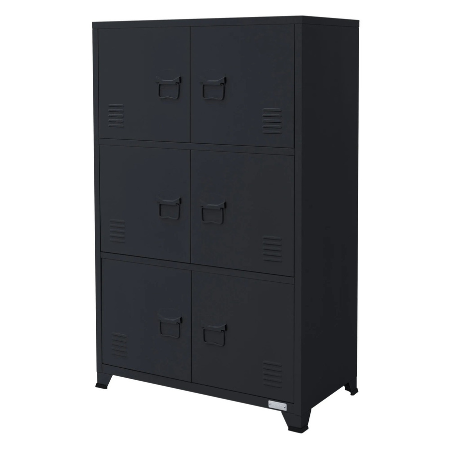 ML-Design Aktenschrank aus Stahl in Anthrazit Matt, Freistehend, B/T/H: 75 x 40 x 120 cm - Bild 2