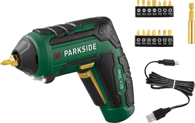 PARKSIDE Akku-Schrauber Limited Edition PASL 4 D8, 4 V, Grün, inklusive Akku - Bild 1