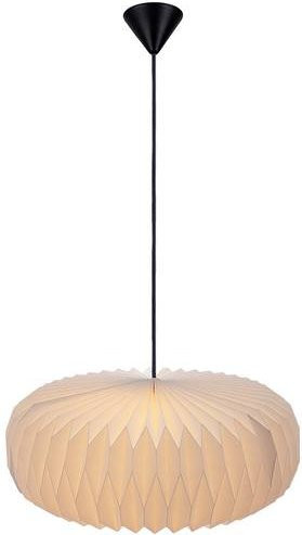 Nordlux Belloy 45 Lampenschirm Weiß Retro Stoff Rund Hängelampe - Bild 1