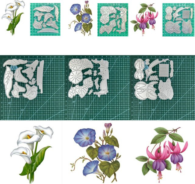 Blume DIY Metall Stanzformen für Scrapbooking und Handwerk zur Papiergestaltung - Bild 1