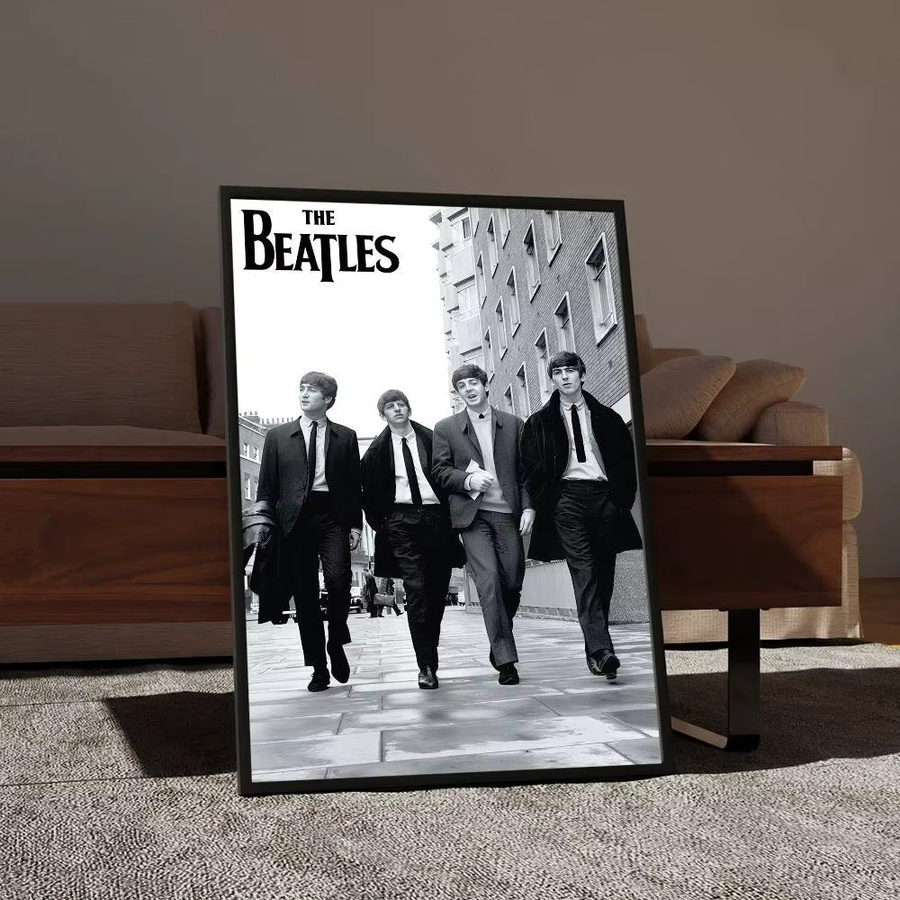 Rastar Vintage Poster The B-B-Beatles-es Selbstklebende Retro Wanddekoration Mehrfarbig - Bild 5
