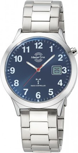 Master Time Armbanduhr, Quarz, Edelstahl, Blau, 41 mm, Herren - Bild 1