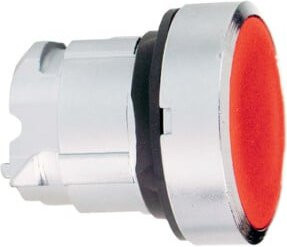 Schneider Electric Drucktaster flach in Rot und Silber, Modell ZB4BA4 - Bild 1