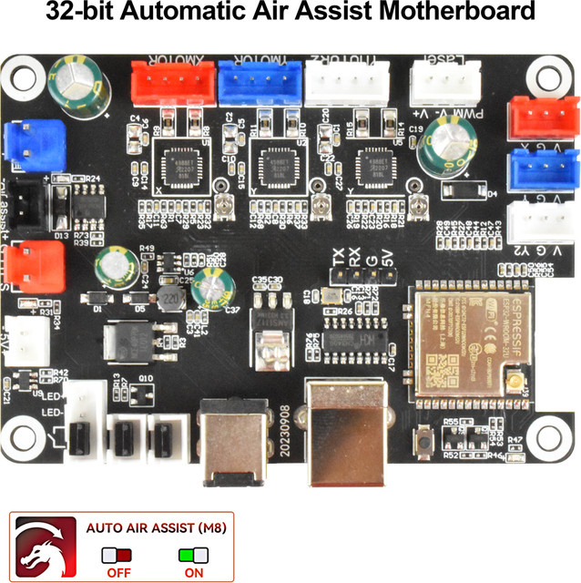 HUAHENGCHI Grbl Controller Board für 2-Achsen CNC Laser Gravur und Cutter in Schwarz - Bild 1