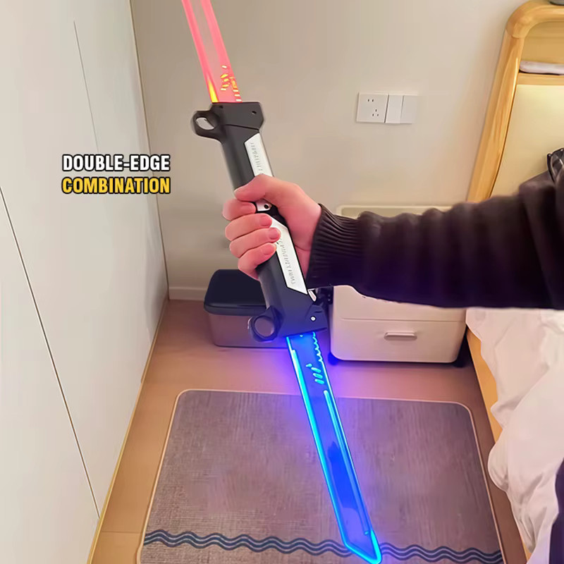 CONUSEA Lichtschwert, mit zwei Flügeln, ausziehbar, mit LED-Blinken - Bild 5