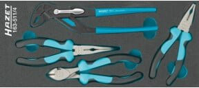 Hazet Werkstatt Zangen-Set 163-511/4 in Blau, 4-teilig - Bild 2