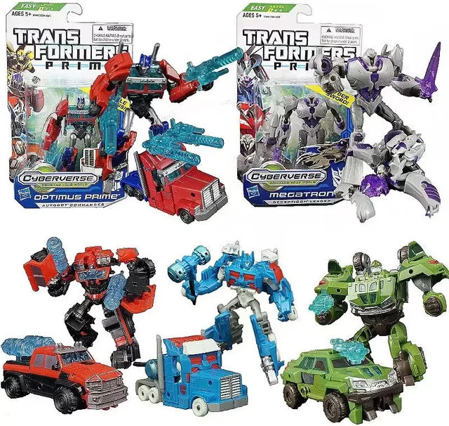 Takara Tomy Transformers Bulkhead Ultra Magnus Megatron Ironhide Optimus Prime Megatron, Actionfiguren, Set / Bundle - Bild 1