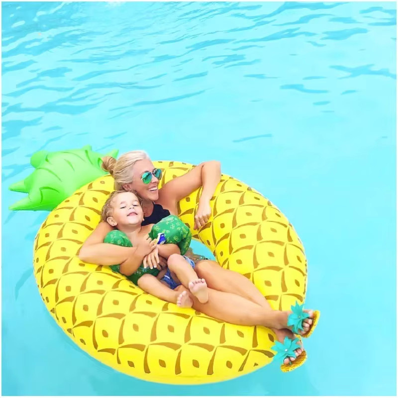 CatXaa Aufblasbare Boje Ananas Wassermelone, Schwimmring, Bunt / Mehrfarbig - Bild 2