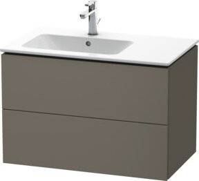 Duravit Waschtischunterschrank L-Cube in Grau matt, B/T/H: 82 x 48,1 x 55 cm - Bild 1