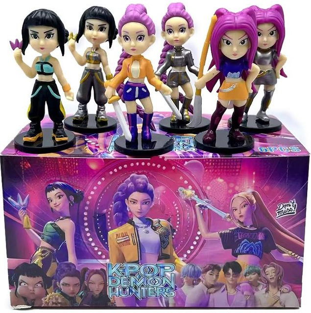 Fashnics Dämonenjäger Figuren 6-teiliges Set Modellspielzeug - Bild 1