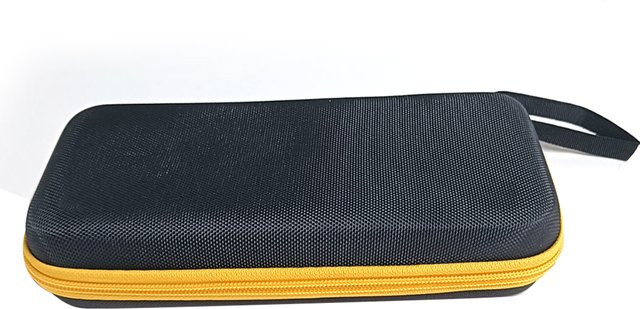 Tragbare Reisetasche mit Netztasche als Schutzhülle für die Retroid Pocket 5 Handheld-Spielekonsole in Schwarz - Bild 1