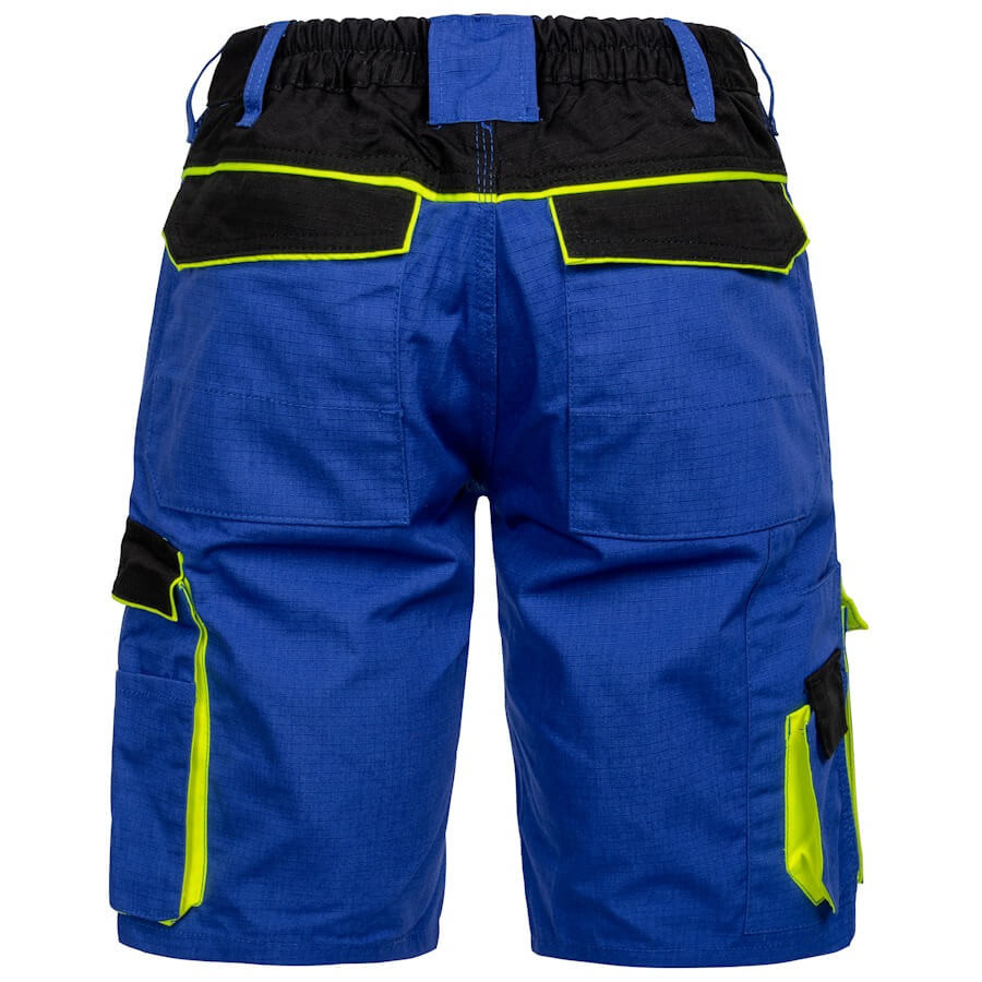 Alpha-Tex Cargo-Shorts KONTUR mit Holster-Taschen aus Poly-Cotton in Anthrazit und Blau - Bild 1