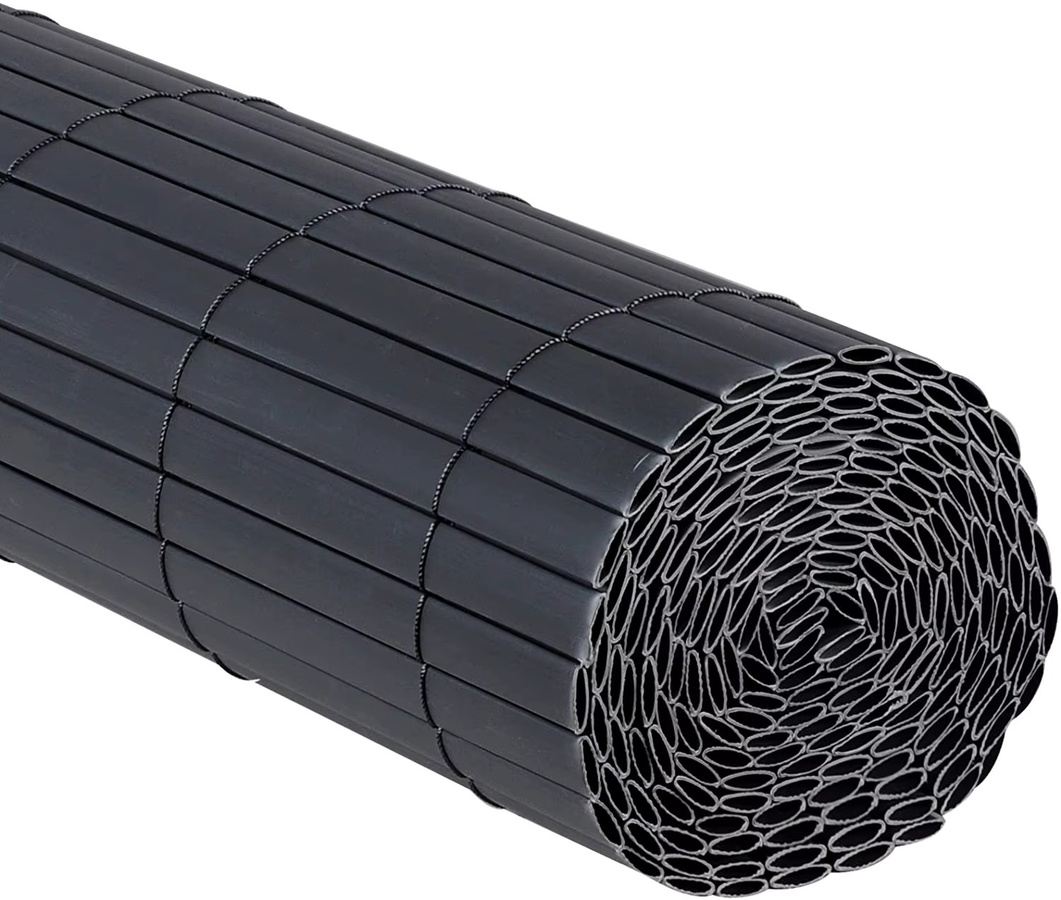 WOLTU Sichtschutzrollo aus PVC in Matt für Balkon und Garten als Windschutz und Gartenzaun - Bild 3