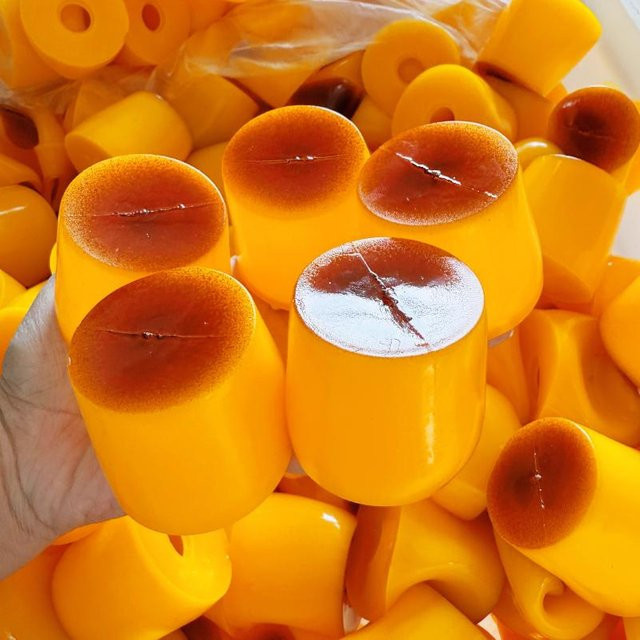 Karamellpudding Leere Kugel, Handgemachtes Quetsch-Fidget-Spielzeug, Stressabbau Sensorisches Dekompressions-Kneifspielzeug, TPR - Bild 1
