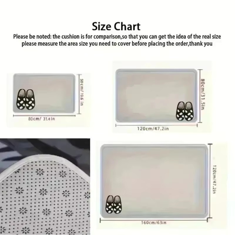 Waschbarer Teppich im skandinavischen Design in Beige für Wohnzimmer und Schlafzimmer - Bild 3