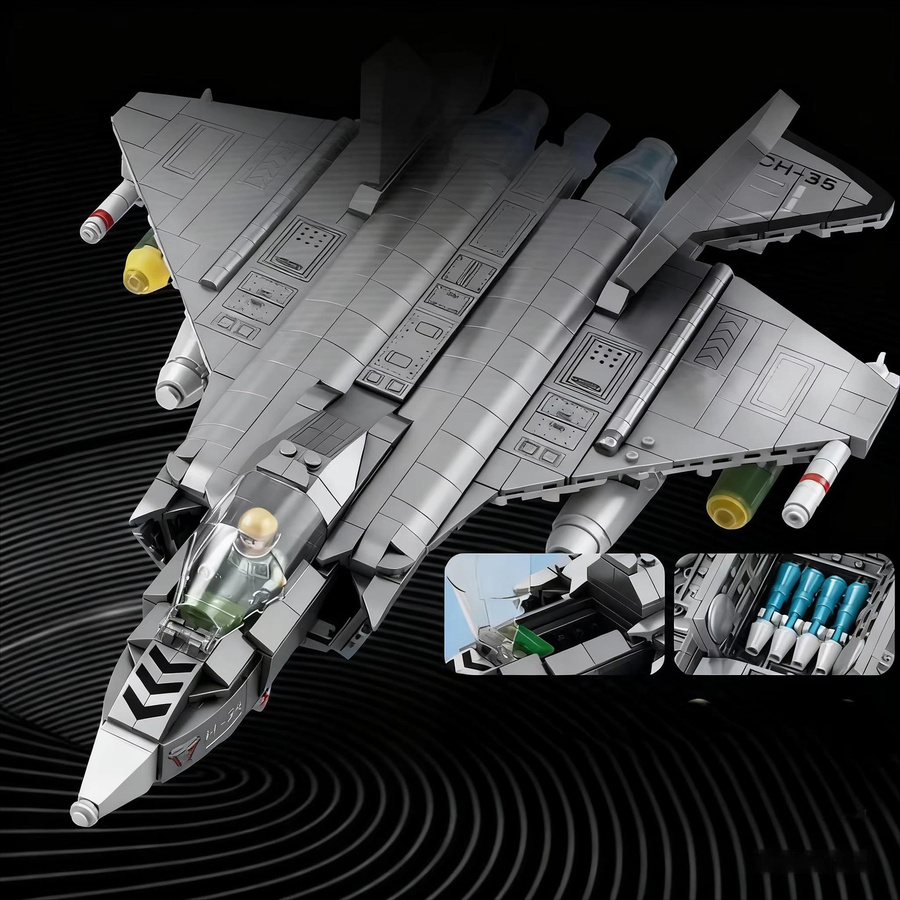 Linyi toy Jäger Gebäude Bausteine 6–12 Jahre - Bild 4