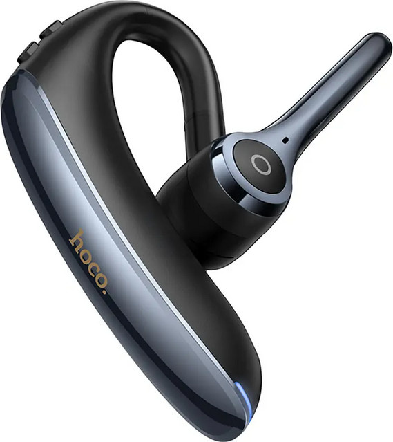 HOCO E90 Bluetooth-Headset mit ENC Anrufgeräuschunterdrückung, kabellose Einohr-Freisprecheinrichtung in Schwarz - Bild 1