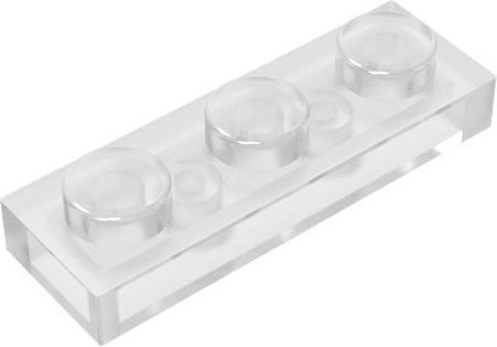 Yiran toy 3623 1x3 Grundbaustein, Konstruktionszubehör, 10-teiliges Set, weiß - Bild 1