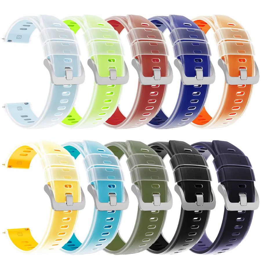 Smart Armband Silikon, 22 mm, Bunt, Unisex - Bild 3