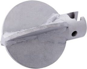 Rothenberger Kugelkopffräser mit 22 mm Kupplung, 4-Blatt, Durchmesser: 55 mm, Farbe: Silber - Bild 1