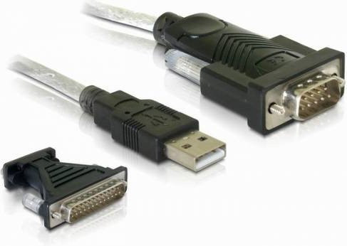 Delock USB-A auf VGA Adapter Kabel Schwarz 1,80 m 61308 - Bild 1