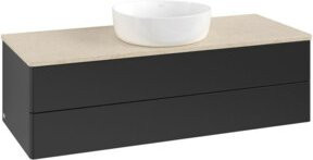 V&B Waschtischunterschrank Antao mit Beleuchtung, Blau lackiert, B/T/H: 120 x 50 x 50 cm - Bild 1