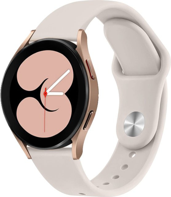 Uhrenarmband Silikon, Weiß, Unisex - Bild 1