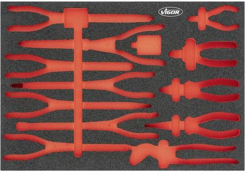 Vigour Weichschaumeinlage V6815N-L, B/T/H: 56,3 x 39,3 x 3,5 cm - Bild 1