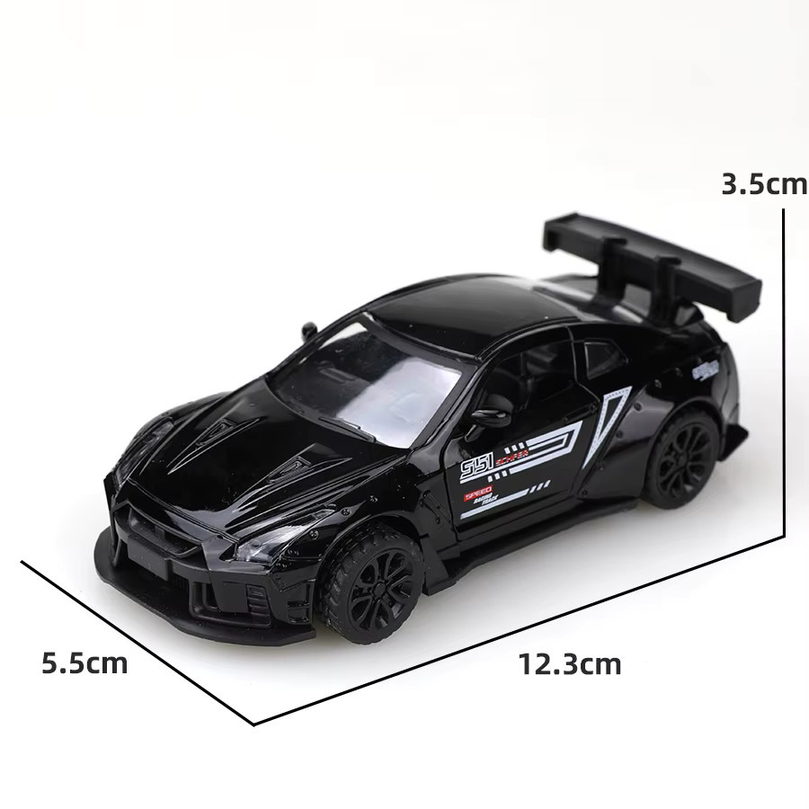 Japanisches Druckguss-Rennwagenmodell, 1:36, mit Rückziehfunktion, Metall - Bild 2