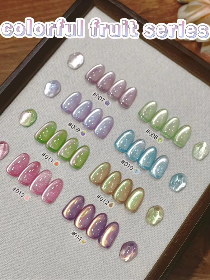 MISS SHAKA Katzenaugen-Magnet-Gel-Nagellack, Schimmernd, 12 ml - Bild 3