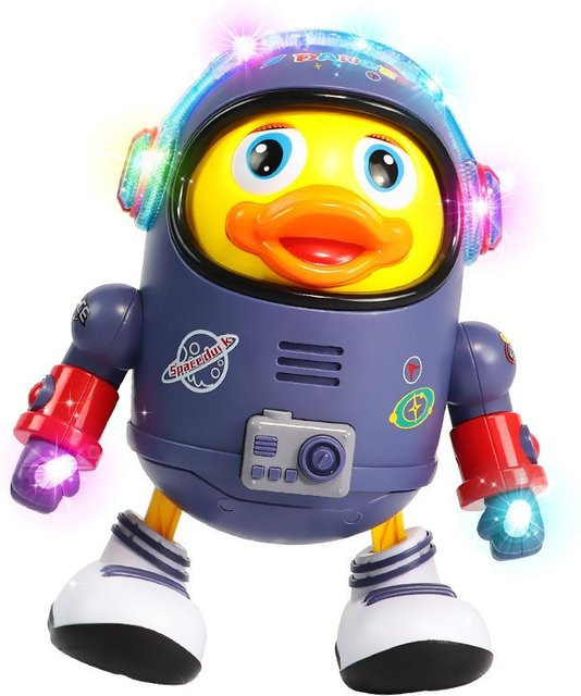 Linyi toy car Elektrische Weltraum-Ente Musikspielzeug, Gelb, ab 0 Jahre - Bild 1