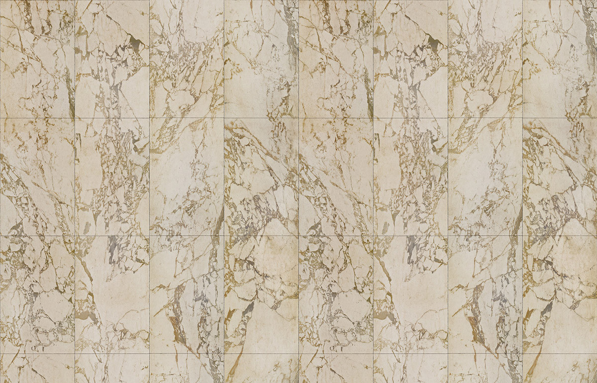 NLXL Wandtapete Beige Marble Abstract Mural aus Vlies in Beige und Weiß - Bild 1