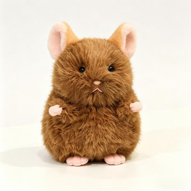 Chinchilla Plüschtier, braun, 15cm, ab 14 Jahren - Bild 1