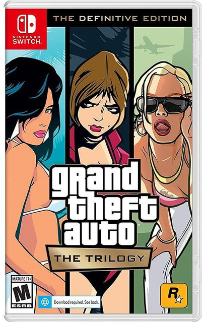 Grand Theft Auto GTA Trilogy Definitive Edition für Nintendo Switch als physisches Modul - Bild 1