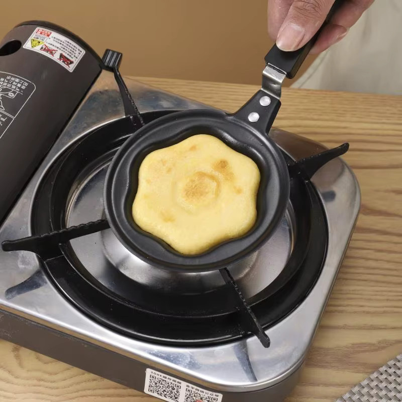 Antihaft-Ei Pfanne in Schwarz für Omelett und Pfannkuchen mit 12 cm Durchmesser - Bild 2