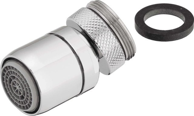 Cascade Strahlregler SLC AC PCA mit Kugelgelenk M22 x M24 in Silber verchromt - Bild 1