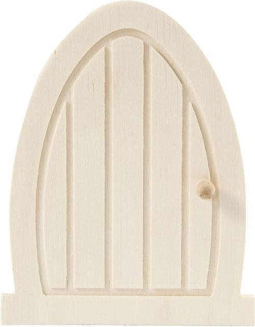 VBS Miniatur Tür Hobro Holz Beige - Bild 1