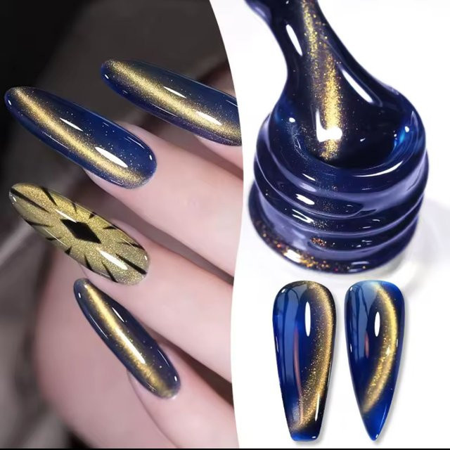 MIANEL Blue Series Cat Eye Gel Nagellack, 10 ml, Glänzend - Bild 1