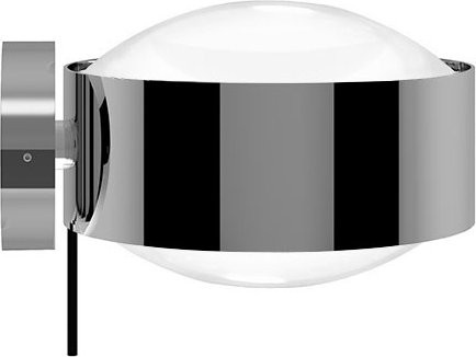 Top Light Puk! 120 Avantgarde Wandleuchte in Chrom mit mattem Glas - Bild 1