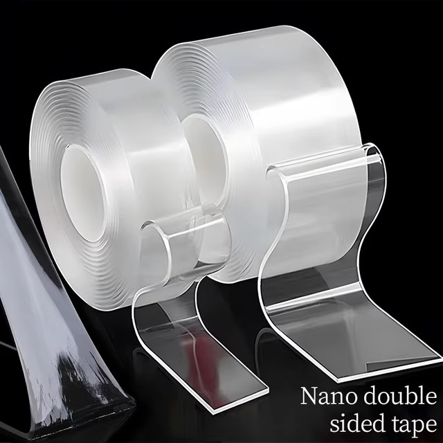 Transparentes Nano-Klebeband doppelseitig, wiederverwendbar und wasserdicht für Küche und Badezimmer - Bild 1