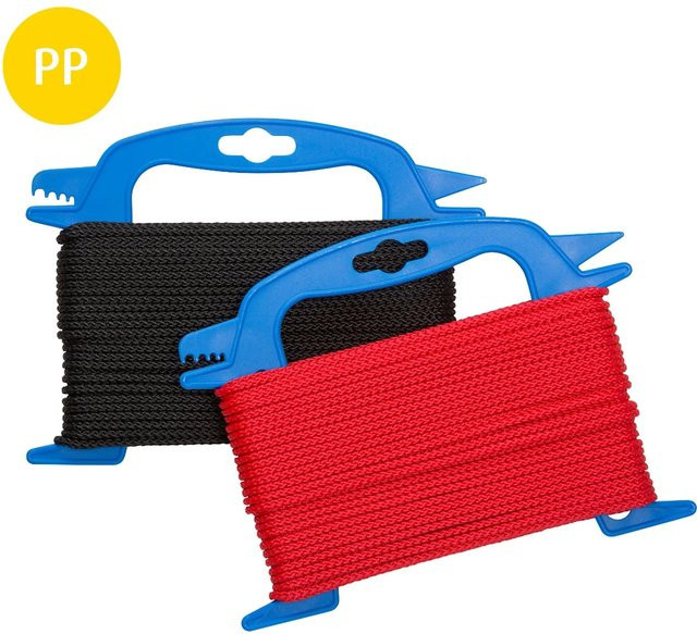 Conacord Multifil Geflochtenes Polypropylen Seil Ø 3 mm, Länge: 30 m, Farbauswahl: Rot, Schwarz oder Mehrfarbig - Bild 1