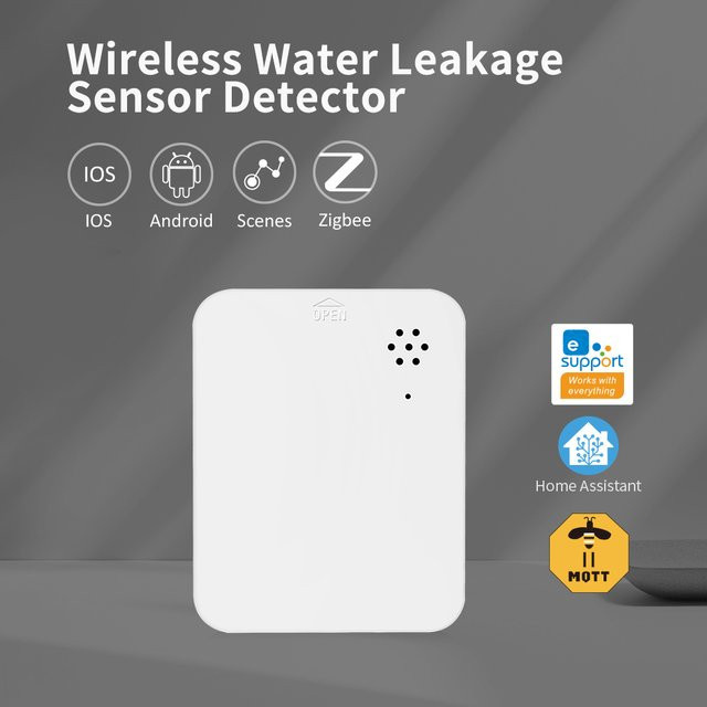 Lincukoo Smart Wasserleck-Sensor ZigBee Drahtloser Leckdetektor Weiß für Haussicherheit mit EWeLink Unterstützung - Bild 1