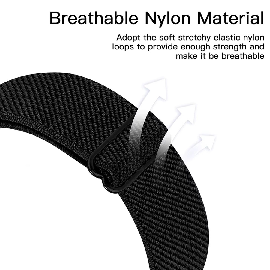 Geekthink Uhrenarmband Nylon, Schwarz, Unisex - Bild 4