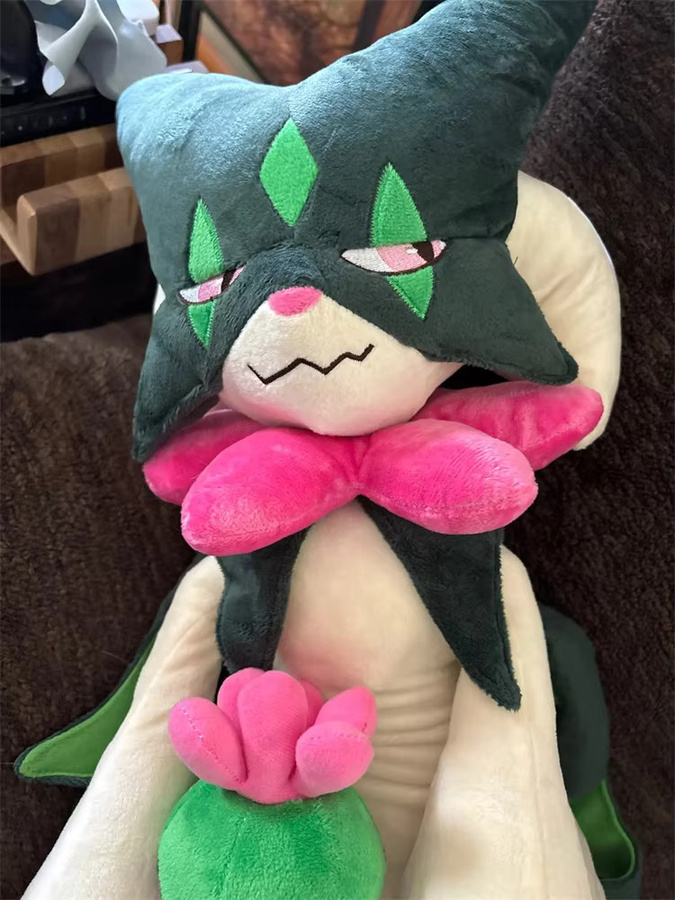 Bandai Pokémon Meowscarada Puppe, Plüsch / Textil, Bunt / Mehrfarbig - Bild 2