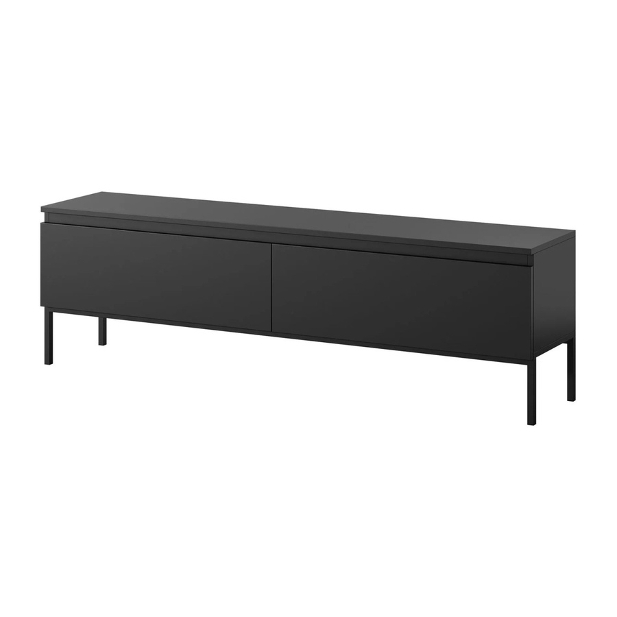 Selsey TV-Lowboard Bemmi in Schwarz Matt mit einer Breite von 150 cm - Bild 2