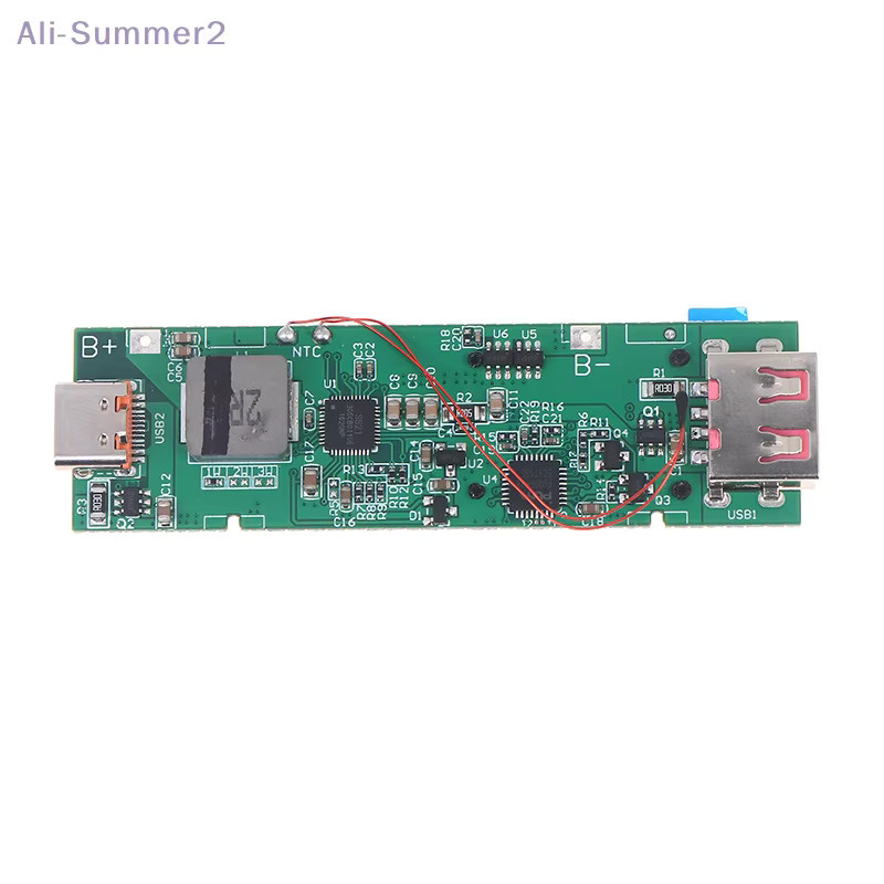 Summer2 DIY-Powerbank-Kit 22,5 W mit Mini-TFT-Farbbildschirm und 21700-Batteriegehäuse in Grün - Bild 2
