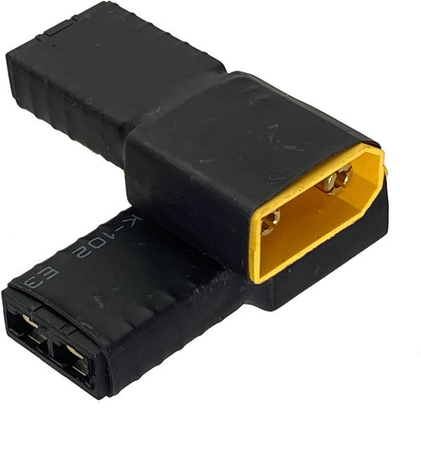 XT90 Stecker auf Traxxas TRX Buchse Adapter in Schwarz für RC-Stromversorgungsanschlüsse - Bild 1