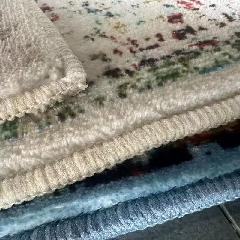VIKAMA Retro Teppich im französischen Stil für Wohnzimmer und Schlafzimmer in Luxus-Optik - Bild 2
