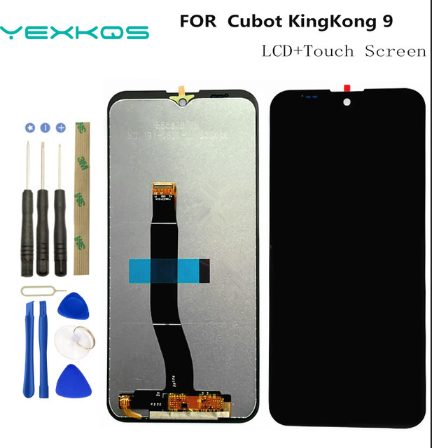 Cubot KingKong 9 LCD Display mit Touch Screen Digitizer in Schwarz als Ersatzteil für King Kong AX - Bild 1