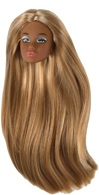 PRELEXT Supermodel Puppenkopf, Lockiges Haar, 30cm, ab 6 Jahren - Bild 1